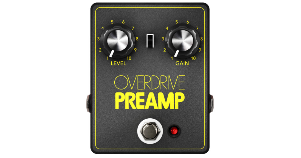 OVERDRIVE PREAMP / JHSからDODのプロトタイプを復活させたペダル 