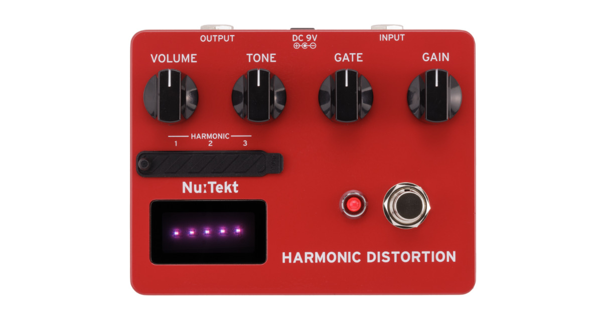 Korg Power Tube Reactorharmonic Distortion機能詳細！nutubeを搭載したdiyペダル